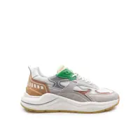 Sneakers D.A.T.E. Running Sneakers In Fabric And Suede Barbati