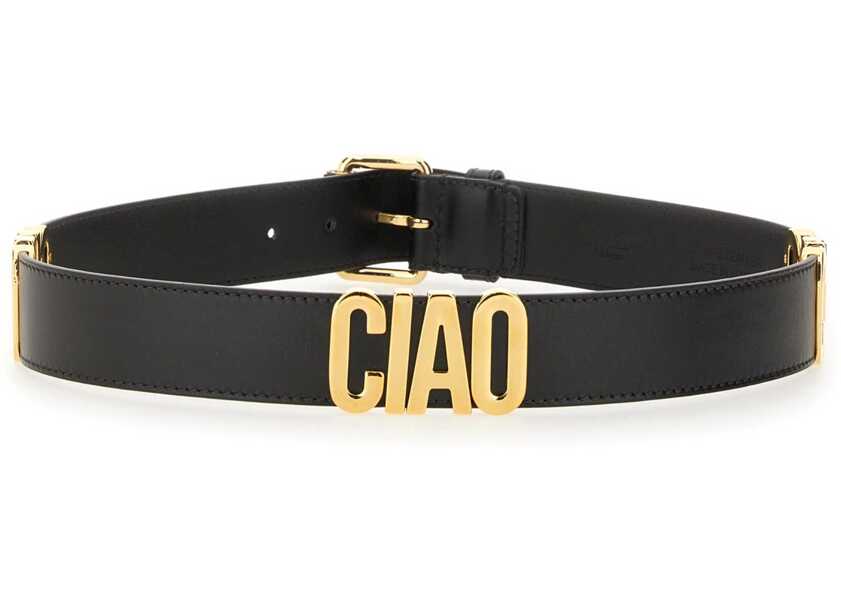 Curele Moschino Hello Belt BLACK Femei (BM 17390953) 2