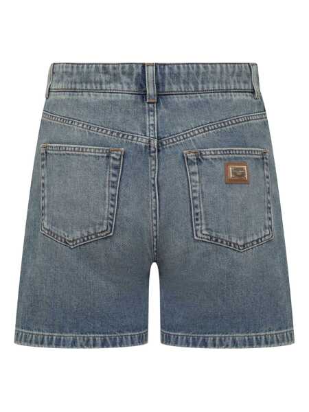 Pantaloni casual Dolce & Gabbana Dolce & Gabbana Short Pants Five Pockets BLUE Femei (BM 17391243) 2