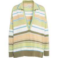 Pulovere Striped knit sweater Femei
