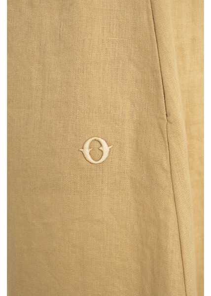 Rochii lungi Otto d ame Linen maxi skirt Beige Femei (BM 17391556) 4