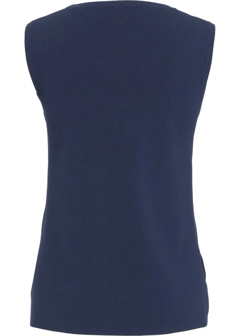 Tricouri Kaos Knit top Blue Femei (BM 17391580) 3