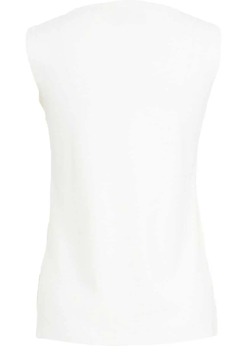Tricouri Kaos Knit top White Femei (BM 17391580) 3