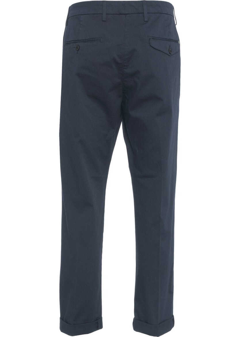 Pantaloni casual Dondup Chino pants Joe Blue Barbati (BM 17391628) 3