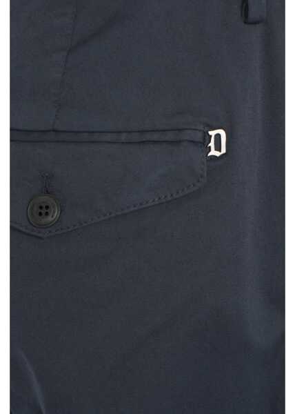 Pantaloni casual Dondup Chino pants Joe Blue Barbati (BM 17391628) 4