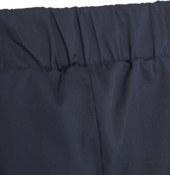 Pantaloni casual OBLO UNIQUE Poplin pants Blue Femei (BM 17391733) 4