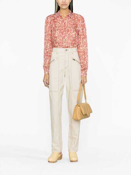 Blugi drepti Isabel Marant Fanny jeans Beige Femei (BM 17391783) 2