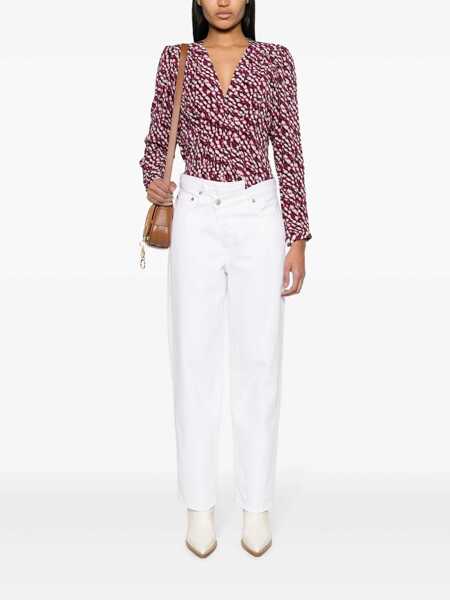 Bluze ISABEL MARANT ETOILE Eddy blouse Fuchsia Femei (BM 17391903) 2