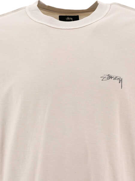 Tricouri STSSY Lazy T-shirt Beige Barbati (BM 17391987) 3