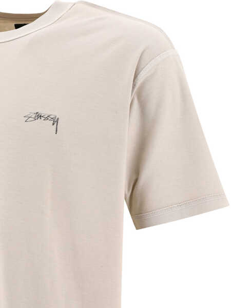 Tricouri STSSY Lazy T-shirt Beige Barbati (BM 17391987) 4
