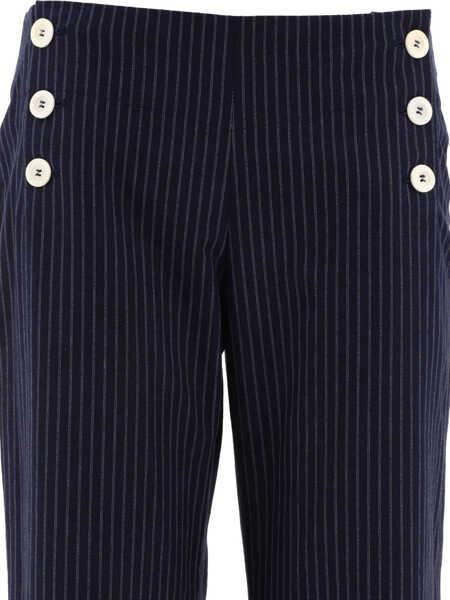 Pantaloni casual INES DE LA FRESSANGE Gabriel trousers Blue Femei (BM 17392023) 3