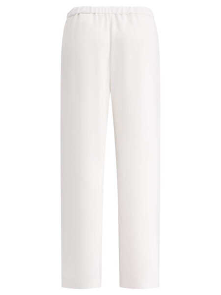 Pantaloni casual F.IT Wide trousers White Femei (BM 17392068) 2