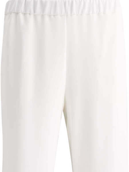 Pantaloni casual F.IT Wide trousers White Femei (BM 17392068) 3