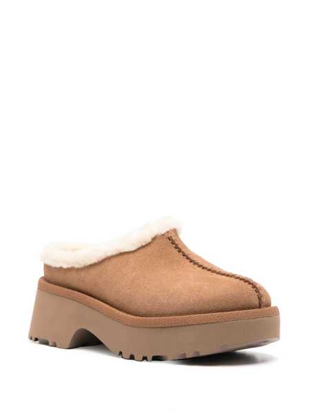 Mocasini UGG New Heights Cozy Sabot Beige Femei (BM 17392380) 2