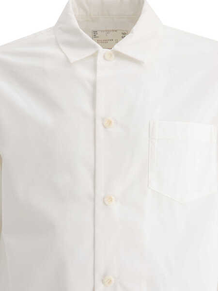 Camasi casual Sacai Shirt with pocket White Barbati (BM 17392410) 3