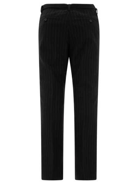 Pantaloni casual Sacai Pinstriped trousers Black Barbati (BM 17392422) 2