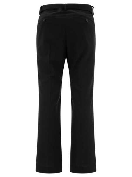 Pantaloni casual Sacai Belted trousers Black Barbati (BM 17392428) 2