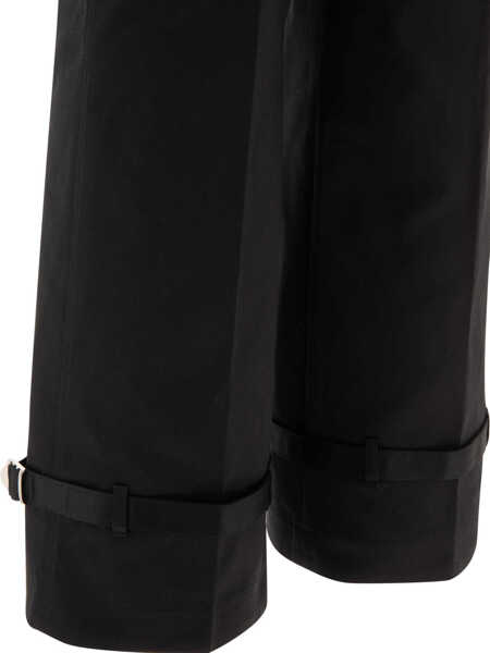 Pantaloni casual Sacai Belted trousers Black Barbati (BM 17392446) 4