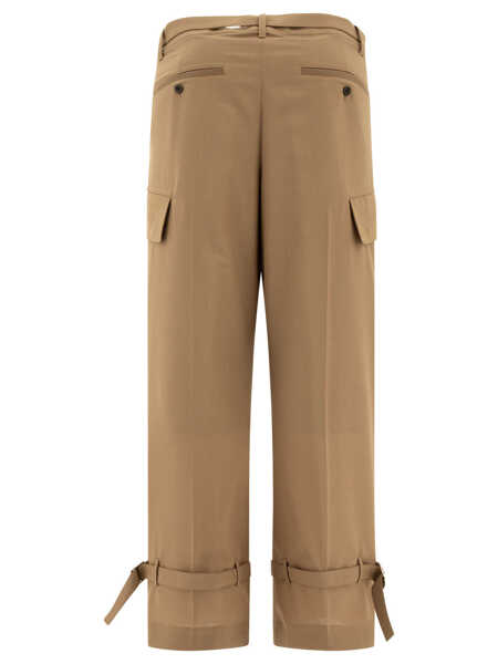 Pantaloni casual Sacai Belted trousers Beige Barbati (BM 17392449) 2