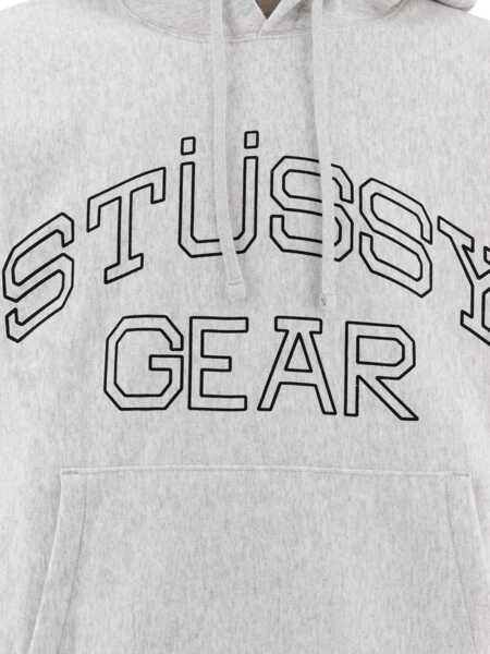 Bluze de trening STSSY Stssy Gear hoodie Grey Barbati (BM 17392740) 3