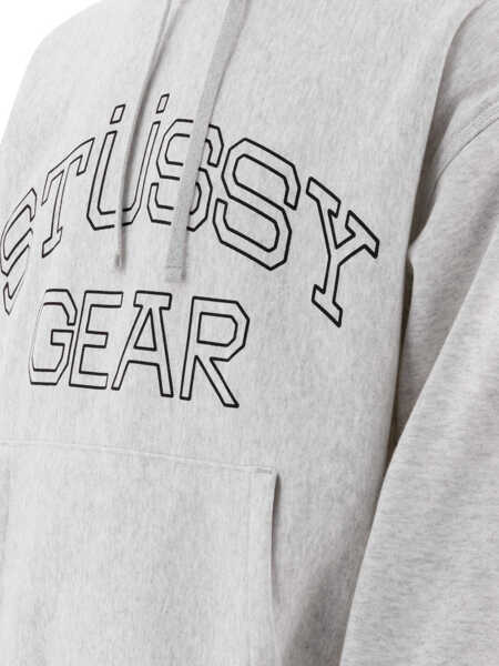 Bluze de trening STSSY Stssy Gear hoodie Grey Barbati (BM 17392740) 4