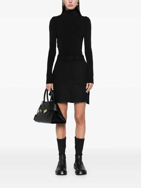 Fuste casual Max Mara Camelwool miniskirt Black Femei (BM 17392968) 2