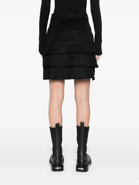 Fuste casual Max Mara Camelwool miniskirt Black Femei (BM 17392968) 4