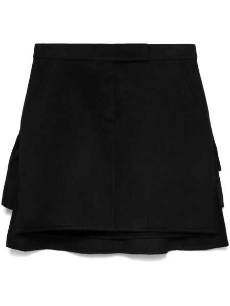 Fuste casual Max Mara Camelwool miniskirt Black Femei (BM 17392968) 1