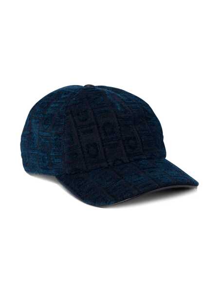 Sepci Ferragamo Velvet trucker hat Blue Femei (BM 17393124) 2