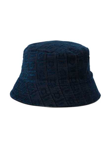 Sepci Ferragamo Bucket hat Blue Femei (BM 17393130) 2