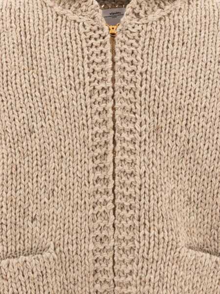 Pulovere VISVIM Cowichan sweater Beige Barbati (BM 17393172) 4
