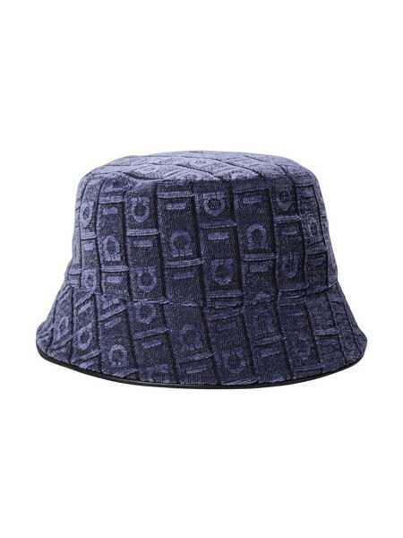 Sepci Ferragamo Bucket hat Blue Femei (BM 17393220) 2