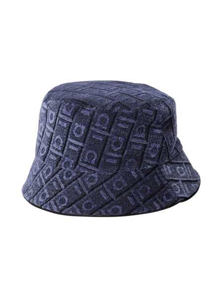 Sepci Ferragamo Bucket hat Blue Femei (BM 17393220) 3