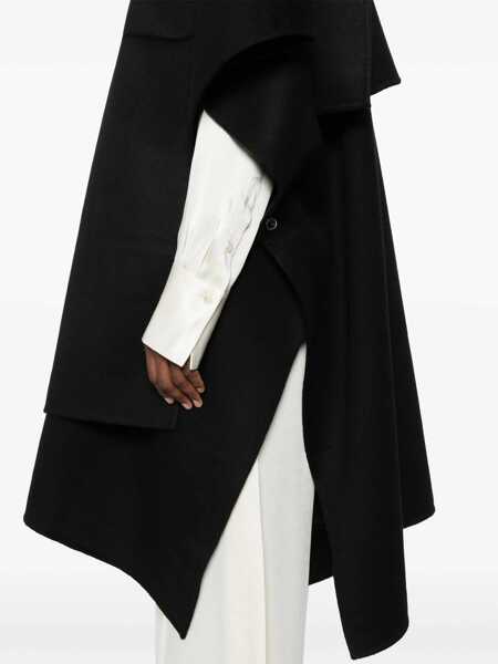 Esarfe TOTME Wool coat with scarf Grey Femei (BM 17393226) 5