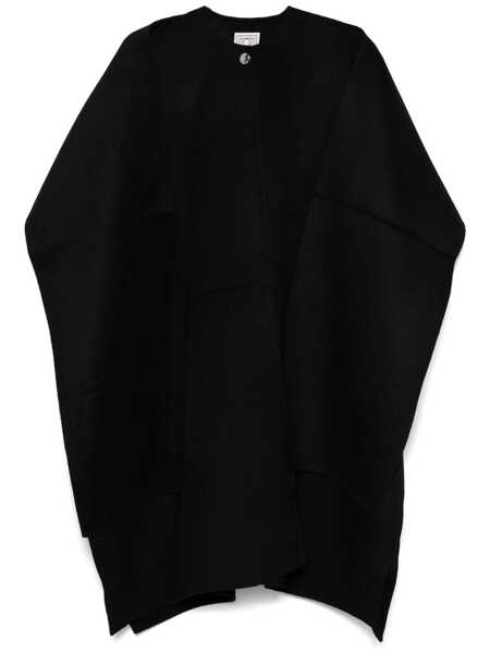 Esarfe TOTME Wool coat with scarf Grey Femei (BM 17393226) 1