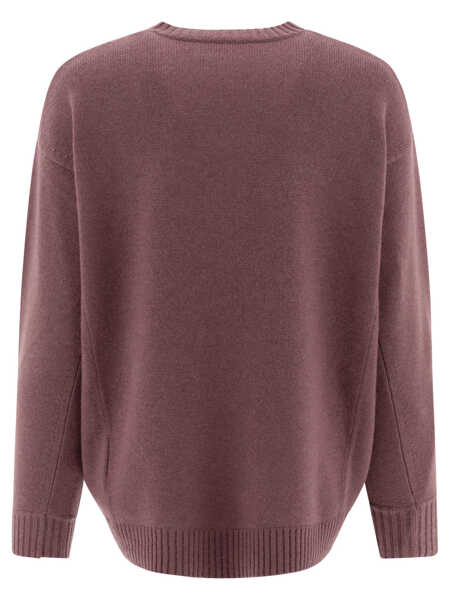Pulovere Max Mara 1951 crewneck sweater Purple Femei (BM 17393325) 2