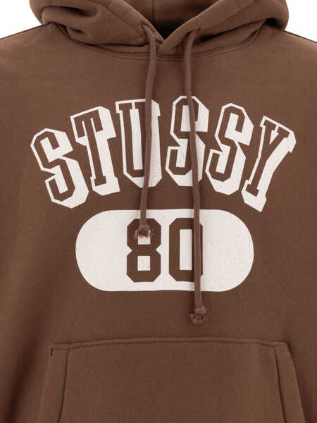 Hanorace STSSY Sweatshirts Brown Barbati (BM 17393358) 3