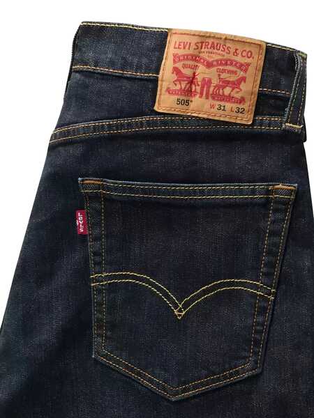 Blugi drepti Levis 505 straight leg jeans Blue Barbati (BM 17393532) 4