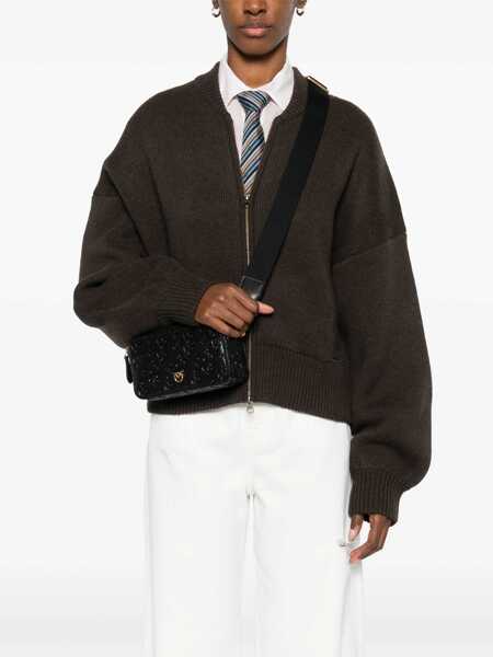 Genti tip postas Pinko Crossbody bags Black Femei (BM 17393538) 2