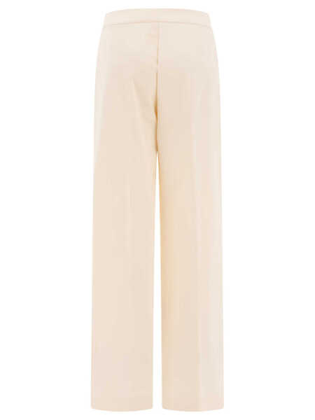 Pantaloni casual Max Mara Straight-leg trousers White Femei (BM 17393562) 2