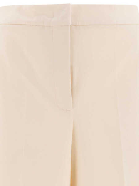 Pantaloni casual Max Mara Straight-leg trousers White Femei (BM 17393562) 3