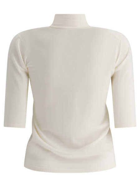 Pulovere casual Max Mara Wool turtleneck White Femei (BM 17393583) 2