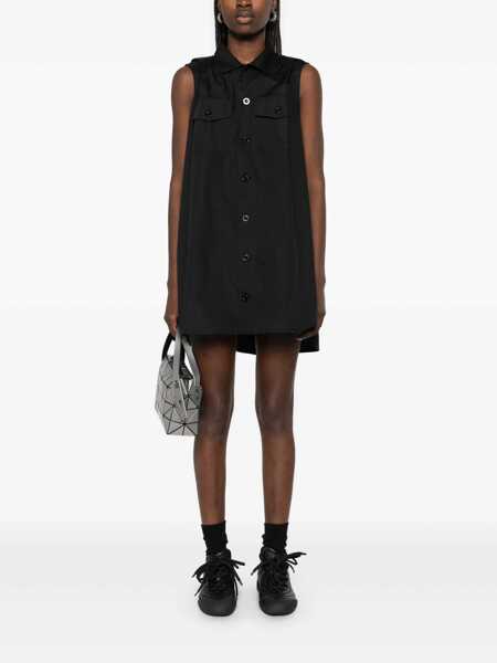 Rochii elegante Sacai Shirt dress Black Femei (BM 17393685) 2