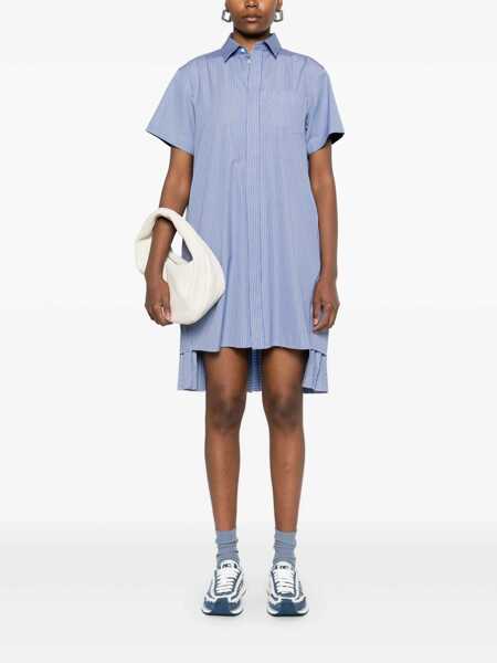 Rochii elegante Sacai Shirt dress Blue Femei (BM 17393724) 2