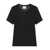 COURR&Egrave;GES Crew-neck t-shirt with logo Black