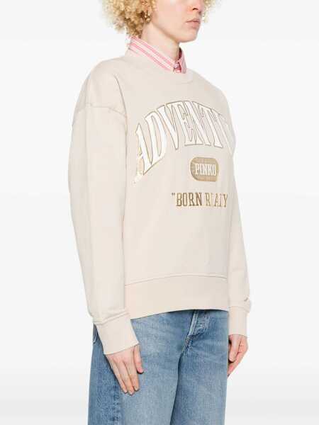 Hanorace Pinko Sweatshirts Beige Femei (BM 17393859) 3