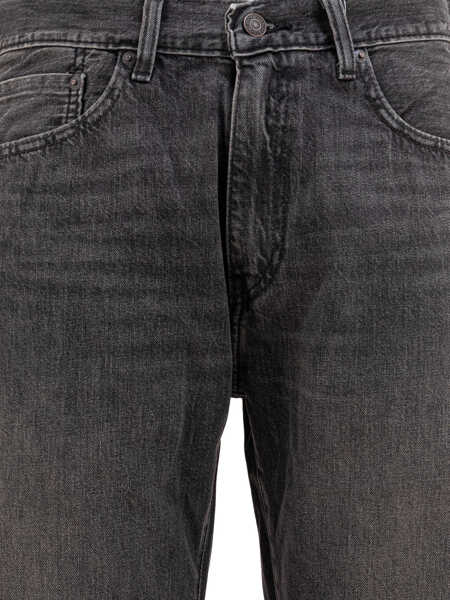 Blugi drepti Levis Jeans 505 Regular Selvedge Black Barbati (BM 17393886) 3