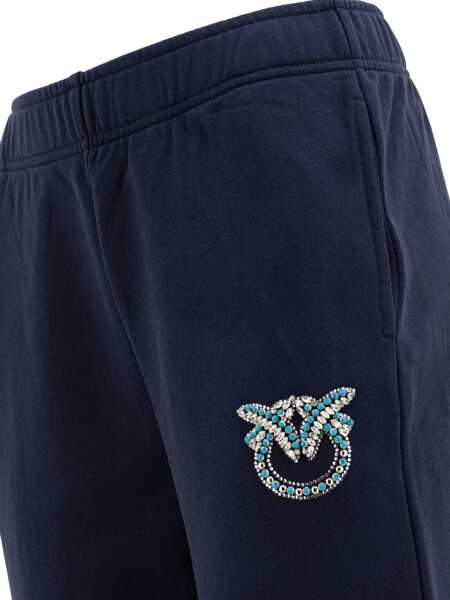 Pantaloni casual Pinko Trousers Blue Femei (BM 17393889) 4