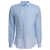 BORRIELLO Casual linen shirt Light blue