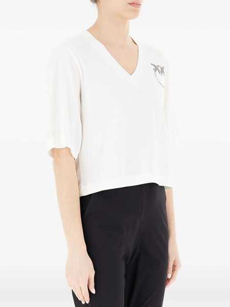 Tricouri Pinko T-shirts White Femei (BM 17394135) 2